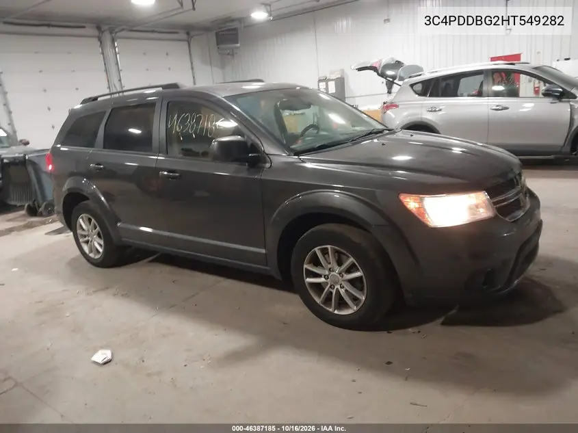 DODGE JOURNEY 2017, VIN 3C4PDDBG2HT549282