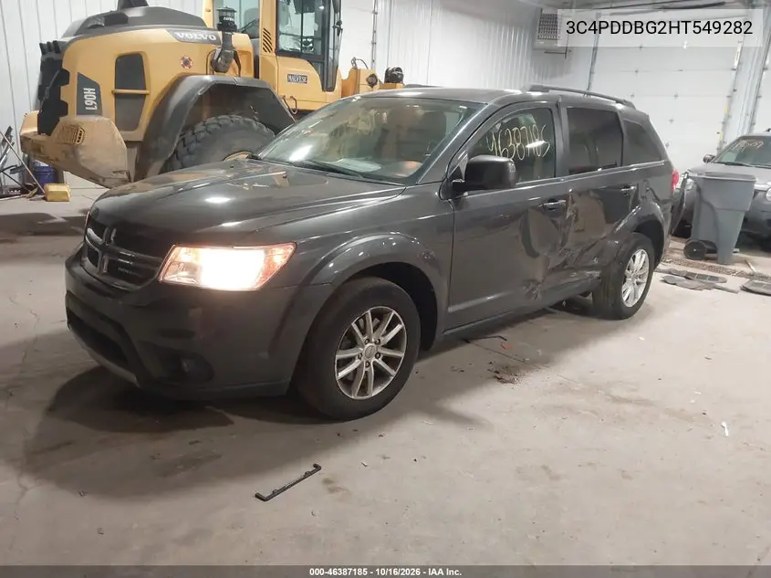 2017 DODGE JOURNEY VIN 3C4PDDBG2HT549282 — фото 2