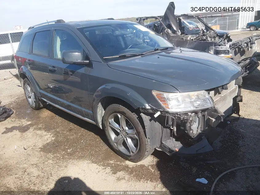 DODGE JOURNEY 2017, VIN 3C4PDDGG4HT685633