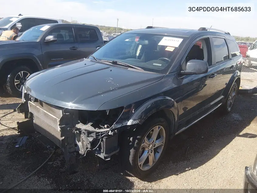 2017 DODGE JOURNEY VIN 3C4PDDGG4HT685633 — фото 2