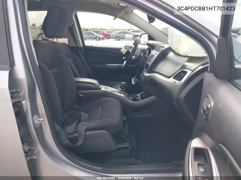 2017 DODGE JOURNEY VIN 3C4PDCBB1HT701423 — фото 5