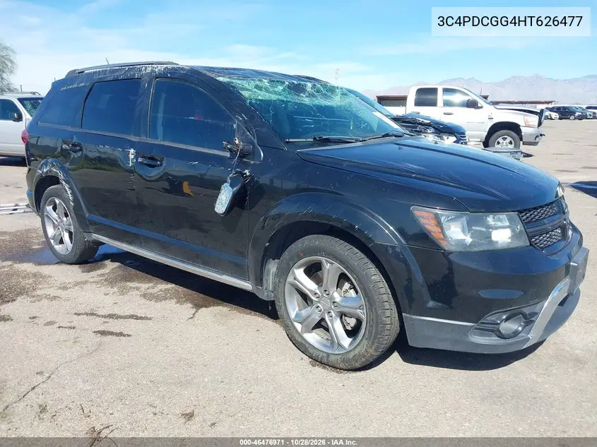 DODGE JOURNEY 2017, VIN 3C4PDCGG4HT626477