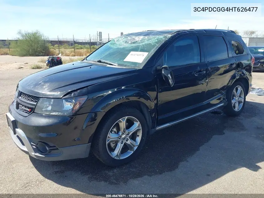 2017 DODGE JOURNEY VIN 3C4PDCGG4HT626477 — фото 2
