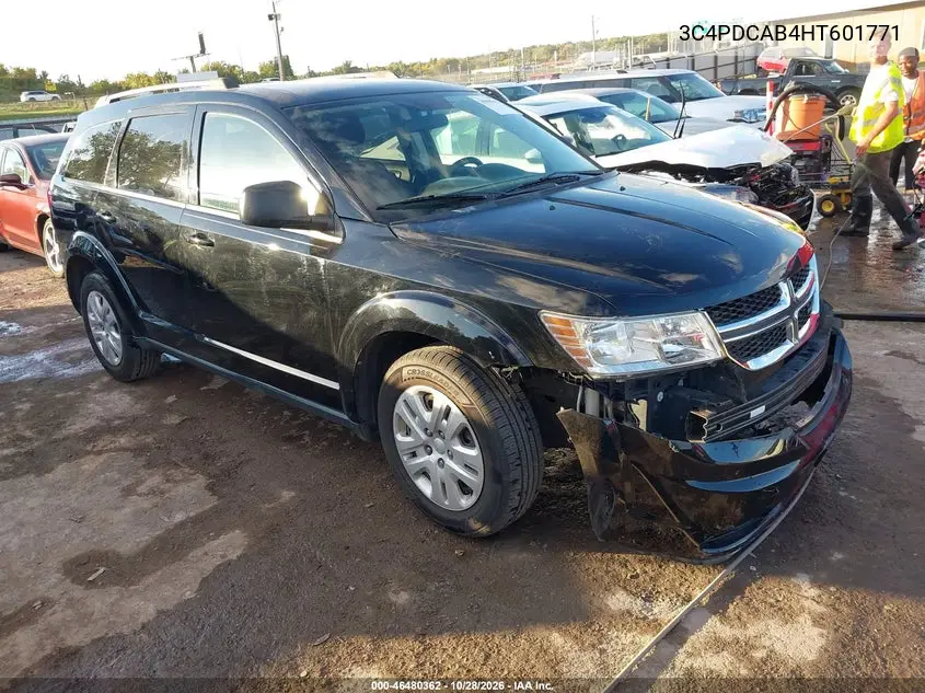 DODGE JOURNEY 2017, VIN 3C4PDCAB4HT601771