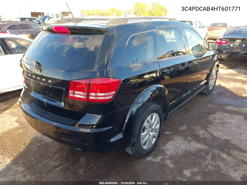 2017 DODGE JOURNEY VIN 3C4PDCAB4HT601771 — фото 4
