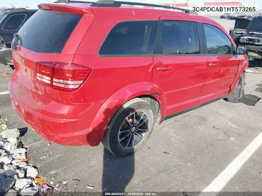 2017 DODGE JOURNEY VIN 3C4PDCAB1HT573265 — фото 4
