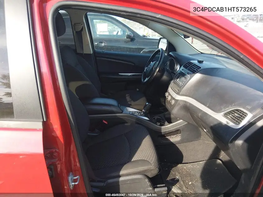 2017 DODGE JOURNEY VIN 3C4PDCAB1HT573265 — фото 5
