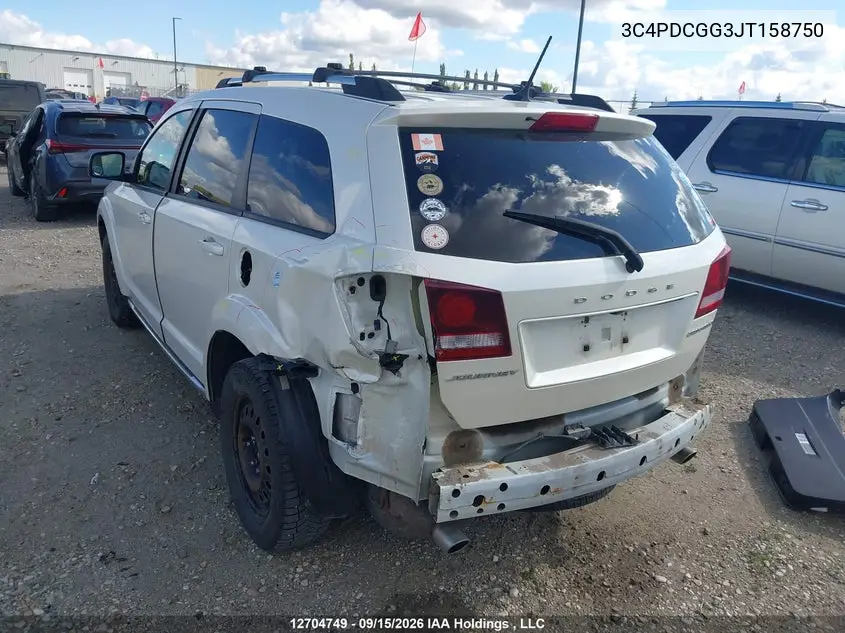 2018 DODGE JOURNEY VIN 3C4PDCGG3JT158750 — фото 3