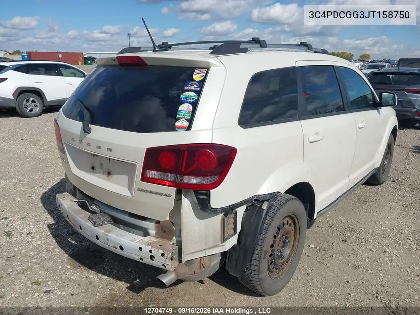 2018 DODGE JOURNEY VIN 3C4PDCGG3JT158750 — фото 4