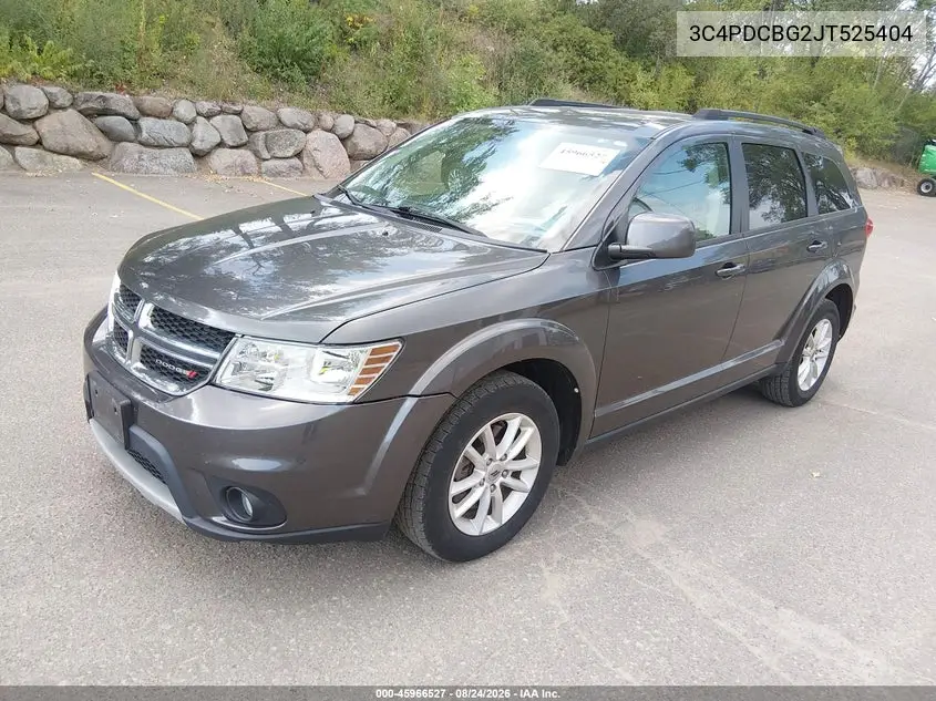 2018 DODGE JOURNEY VIN 3C4PDCBG2JT525404 — фото 2