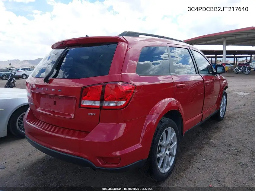 2018 DODGE JOURNEY VIN 3C4PDCBB2JT217640 — фото 4