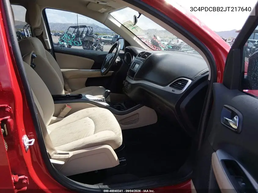 2018 DODGE JOURNEY VIN 3C4PDCBB2JT217640 — фото 5