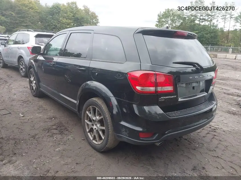 2018 DODGE JOURNEY VIN 3C4PDCEG0JT426270 — фото 3