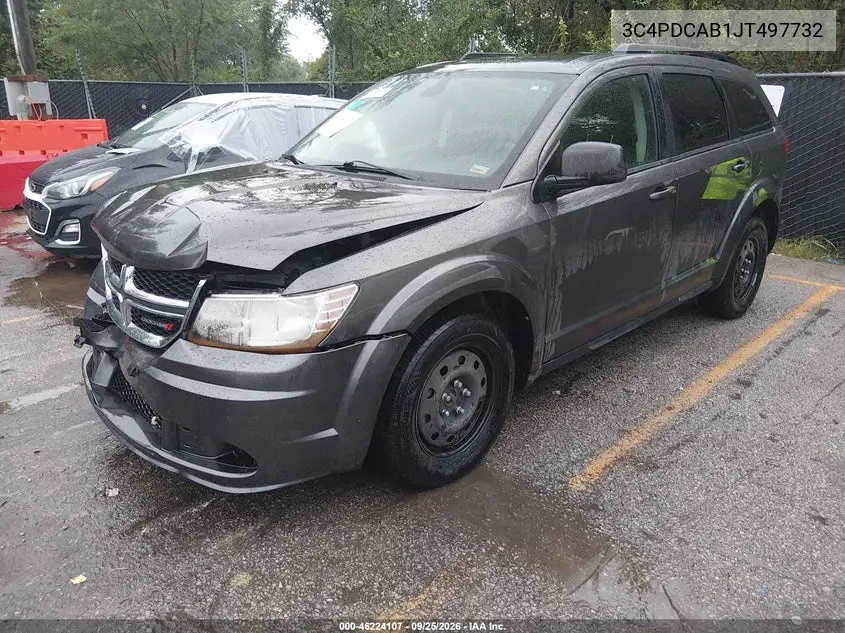 2018 DODGE JOURNEY VIN 3C4PDCAB1JT497732 — фото 2