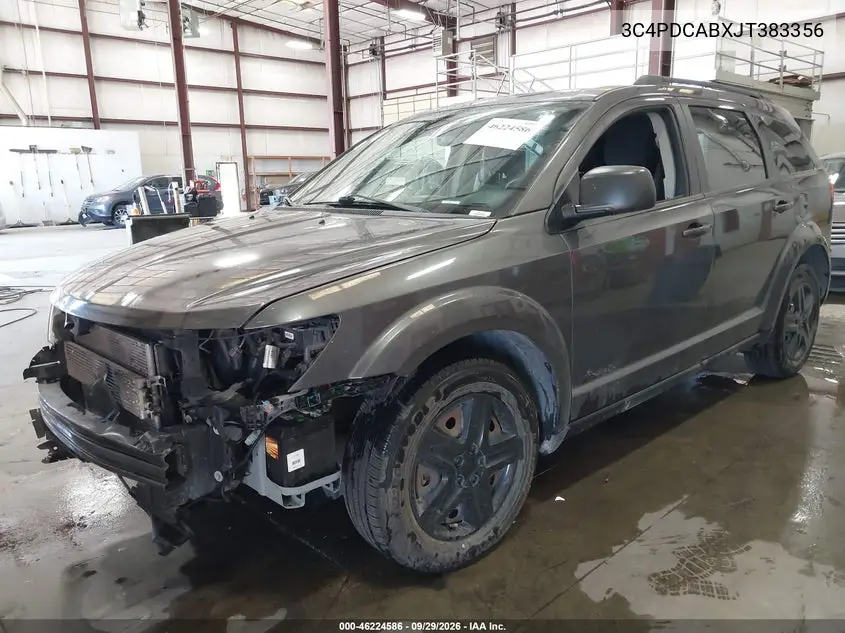 2018 DODGE JOURNEY VIN 3C4PDCABXJT383356 — фото 2