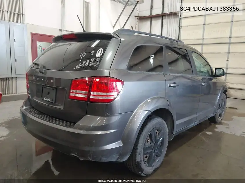 2018 DODGE JOURNEY VIN 3C4PDCABXJT383356 — фото 4