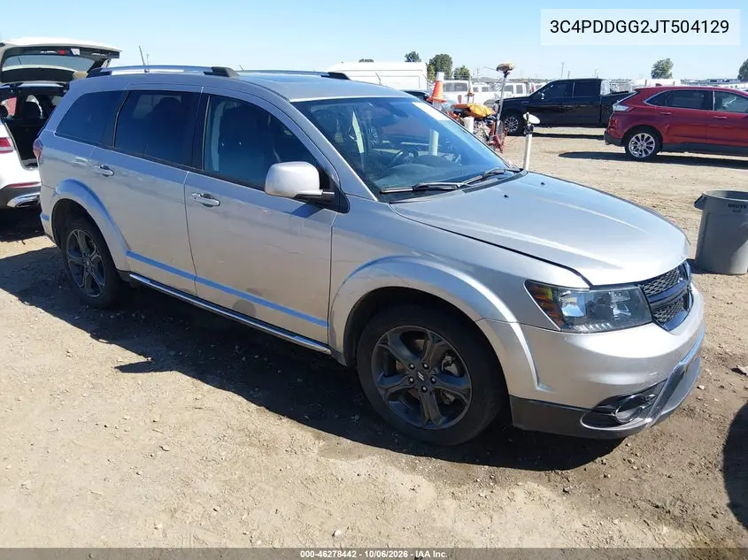 DODGE JOURNEY 2018, VIN 3C4PDDGG2JT504129
