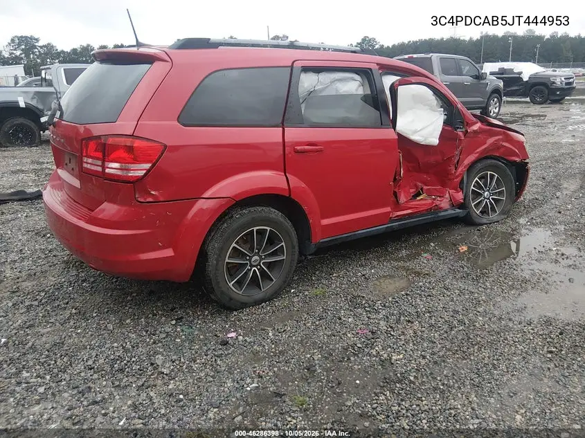 2018 DODGE JOURNEY VIN 3C4PDCAB5JT444953 — фото 4
