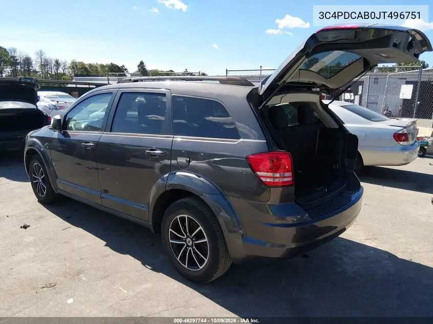 2018 DODGE JOURNEY VIN 3C4PDCAB0JT496751 — фото 3