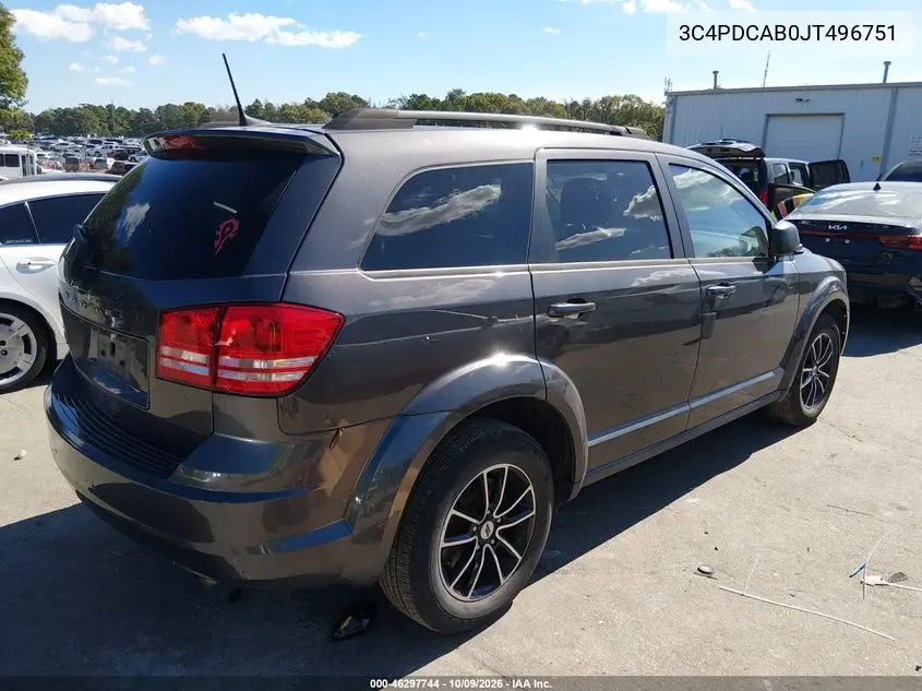 2018 DODGE JOURNEY VIN 3C4PDCAB0JT496751 — фото 4