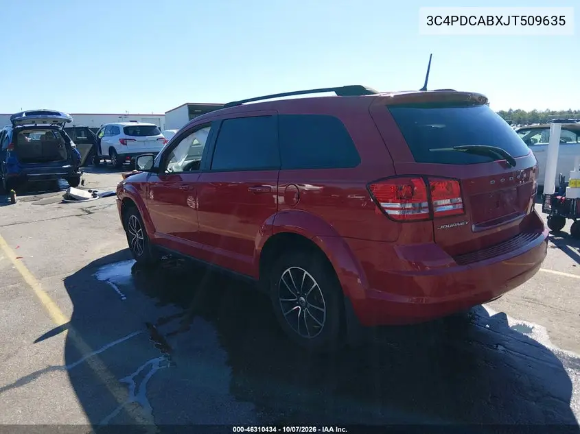 2018 DODGE JOURNEY VIN 3C4PDCABXJT509635 — фото 3