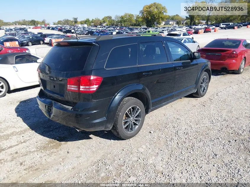 2018 DODGE JOURNEY VIN 3C4PDCAB9JT528936 — фото 4