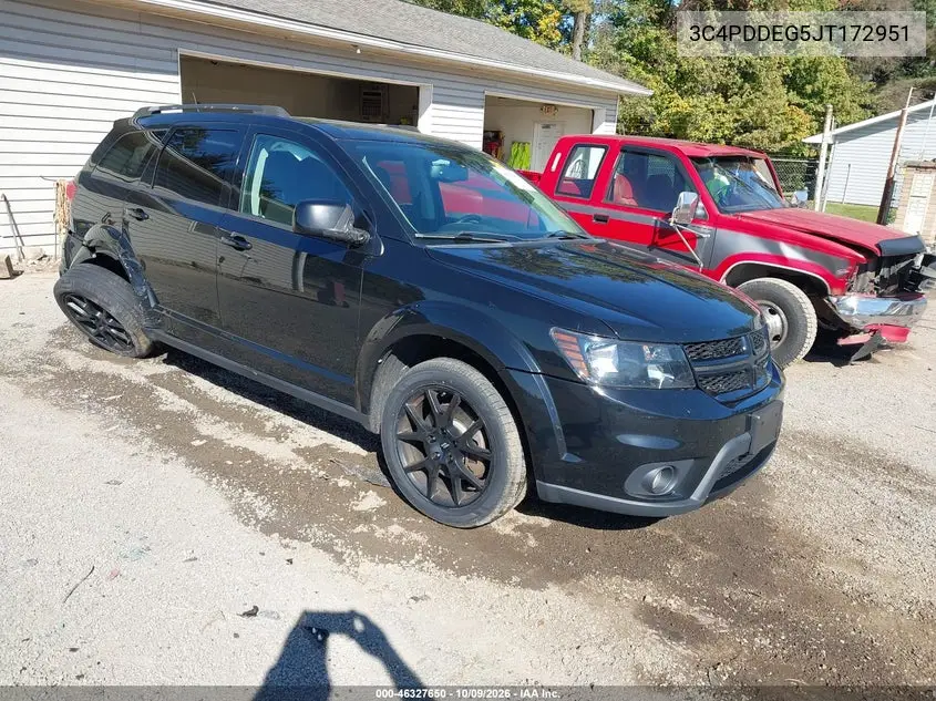 DODGE JOURNEY 2018, VIN 3C4PDDEG5JT172951