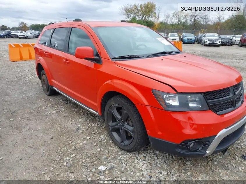 DODGE JOURNEY 2018, VIN 3C4PDDGG8JT278226