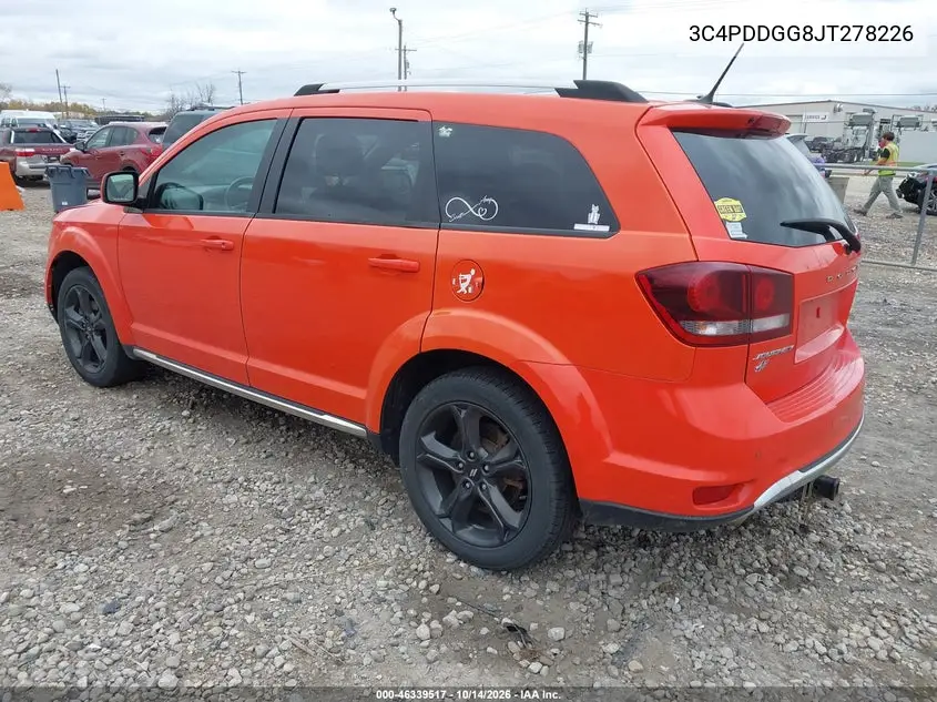 2018 DODGE JOURNEY VIN 3C4PDDGG8JT278226 — фото 3