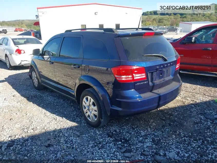 2018 DODGE JOURNEY VIN 3C4PDCAB2JT498291 — фото 3