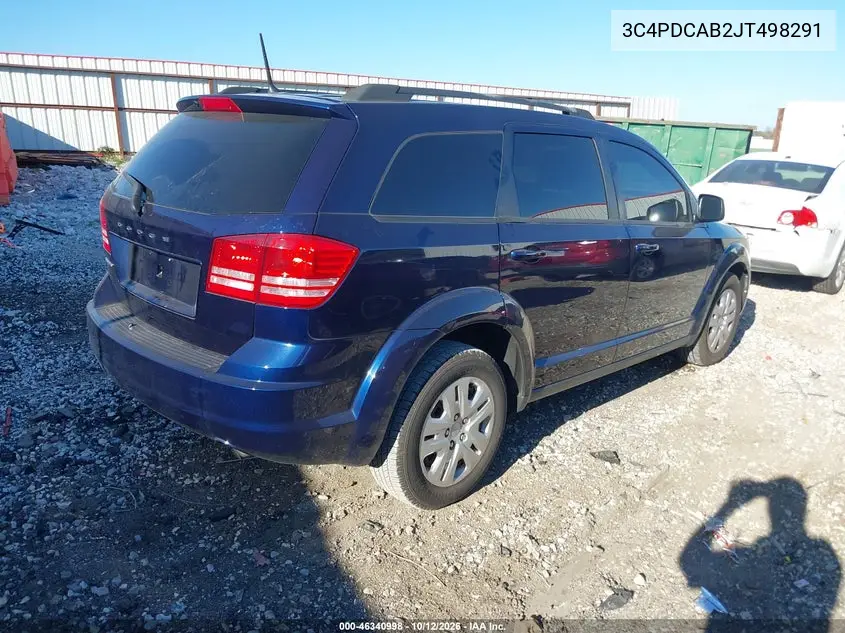 2018 DODGE JOURNEY VIN 3C4PDCAB2JT498291 — фото 4