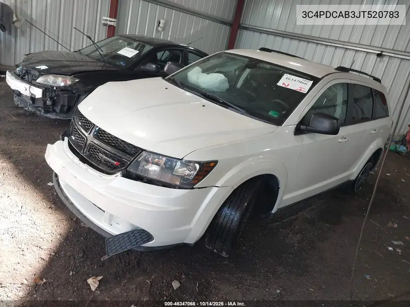 2018 DODGE JOURNEY VIN 3C4PDCAB3JT520783 — фото 2
