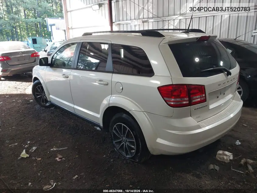 2018 DODGE JOURNEY VIN 3C4PDCAB3JT520783 — фото 3