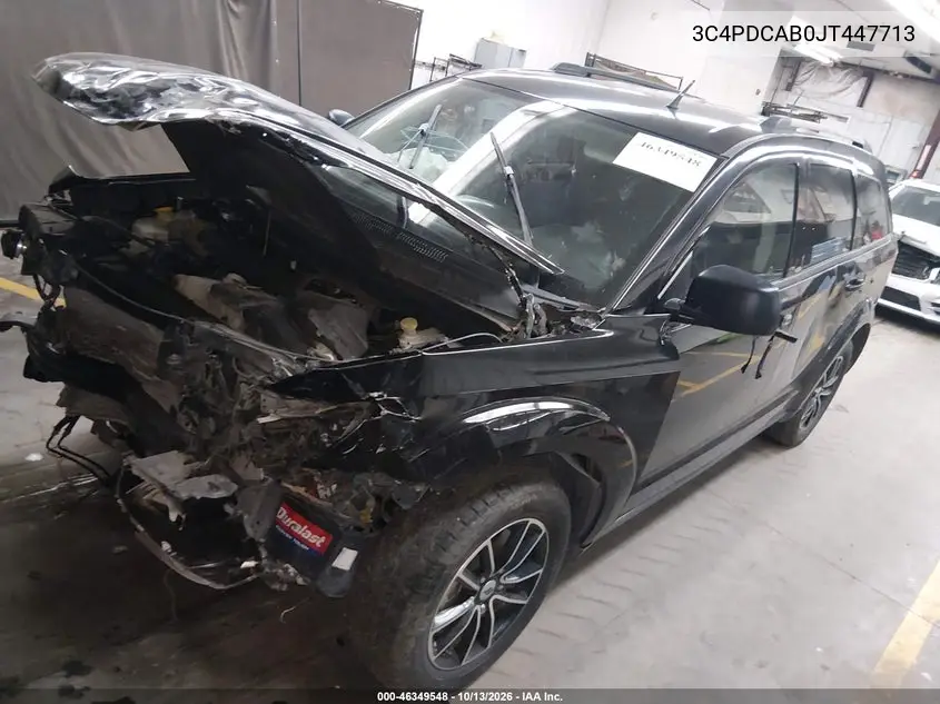 2018 DODGE JOURNEY VIN 3C4PDCAB0JT447713 — фото 2