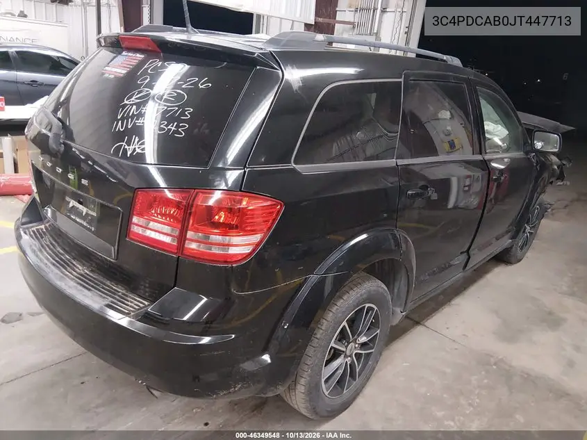 2018 DODGE JOURNEY VIN 3C4PDCAB0JT447713 — фото 4