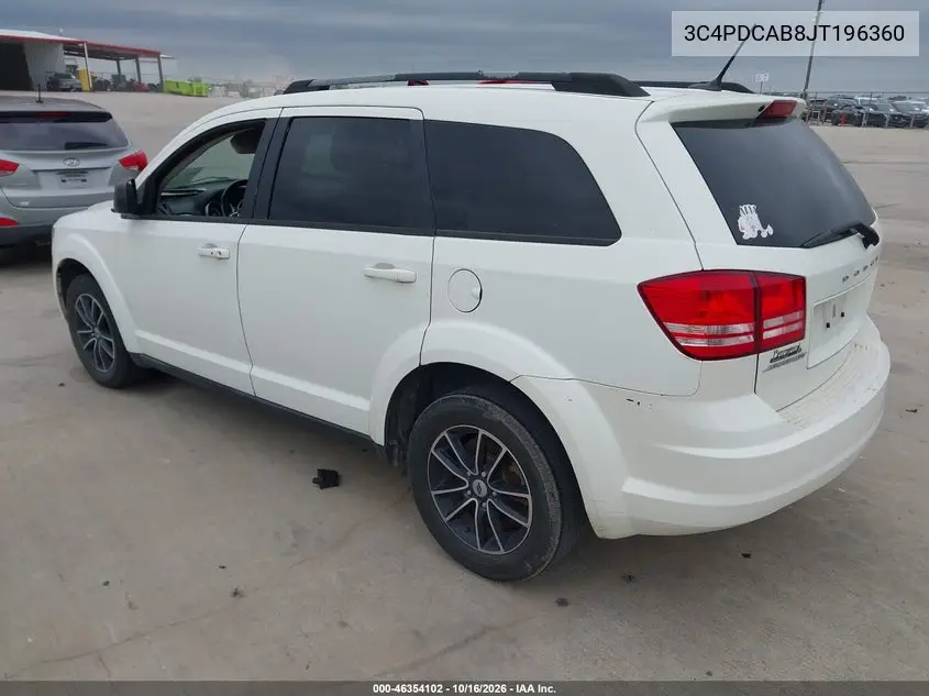 2018 DODGE JOURNEY VIN 3C4PDCAB8JT196360 — фото 3