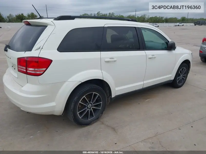 2018 DODGE JOURNEY VIN 3C4PDCAB8JT196360 — фото 4