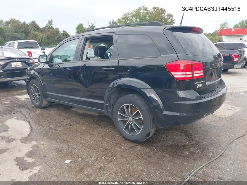 2018 DODGE JOURNEY VIN 3C4PDCAB3JT445518 — фото 3