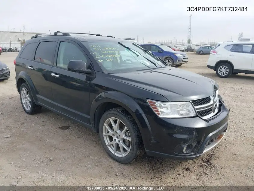 DODGE JOURNEY 2019, VIN 3C4PDDFG7KT732484