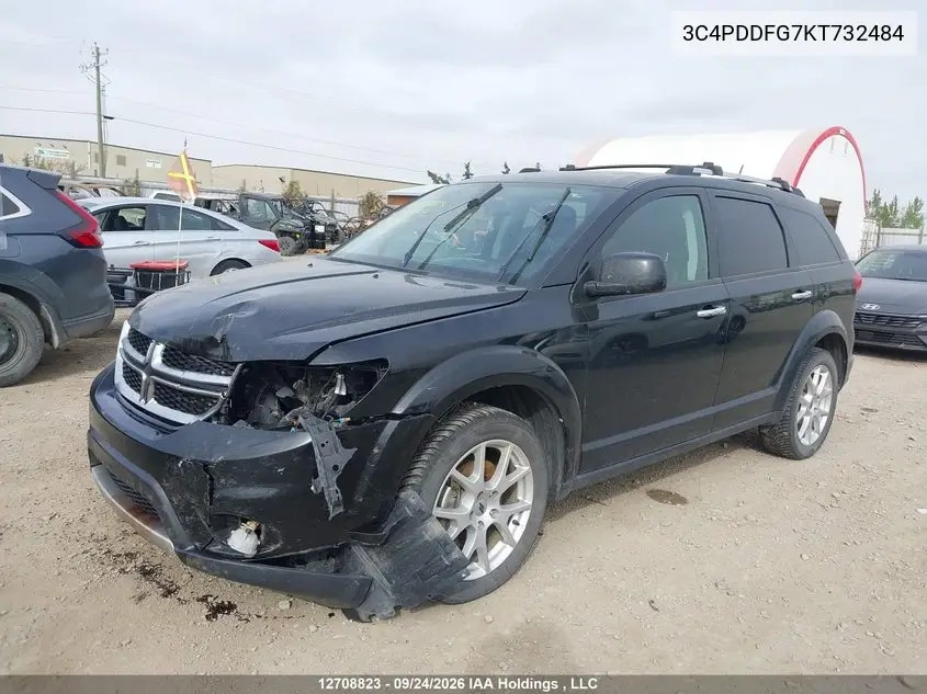 2019 DODGE JOURNEY VIN 3C4PDDFG7KT732484 — фото 2