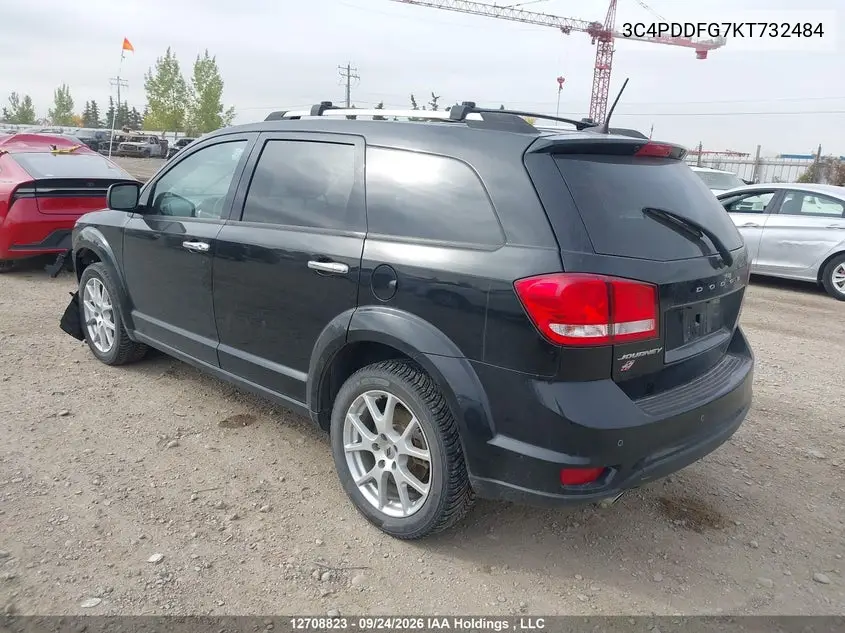 2019 DODGE JOURNEY VIN 3C4PDDFG7KT732484 — фото 3