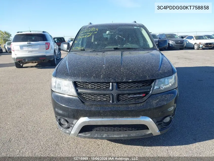 2019 DODGE JOURNEY VIN 3C4PDDGG0KT758858 — фото 12