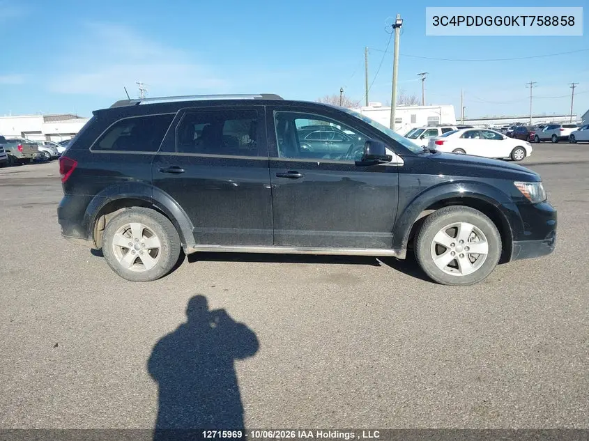 2019 DODGE JOURNEY VIN 3C4PDDGG0KT758858 — фото 13