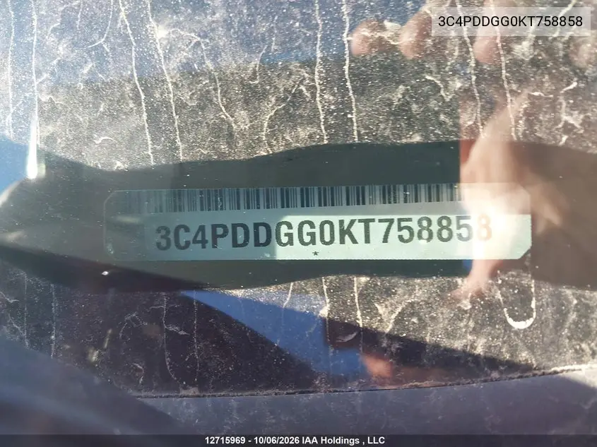 2019 DODGE JOURNEY VIN 3C4PDDGG0KT758858 — фото 18