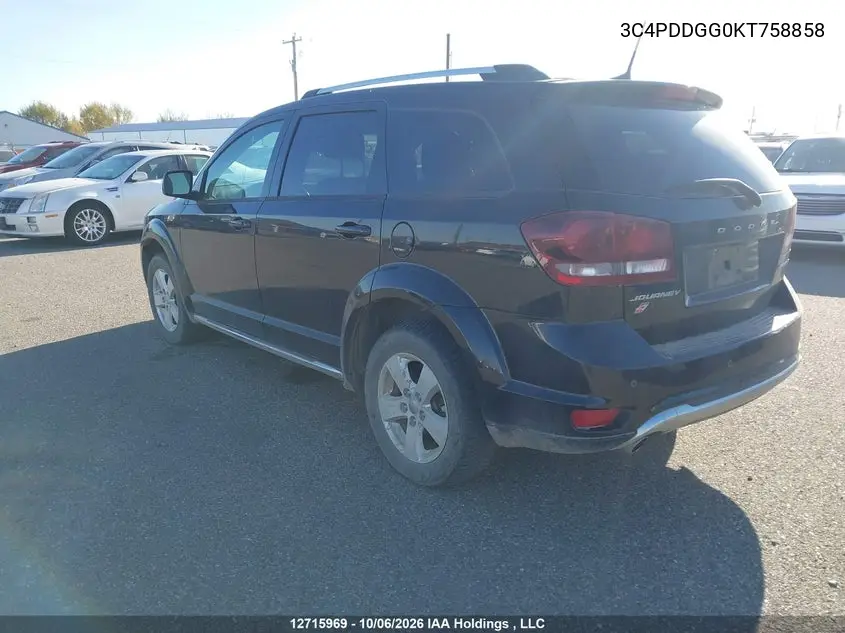 2019 DODGE JOURNEY VIN 3C4PDDGG0KT758858 — фото 3