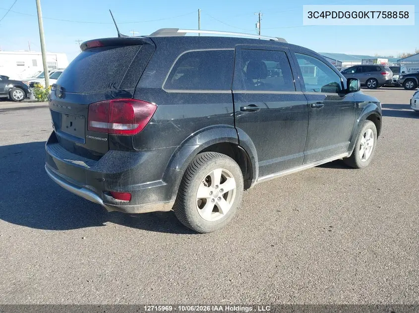 2019 DODGE JOURNEY VIN 3C4PDDGG0KT758858 — фото 4