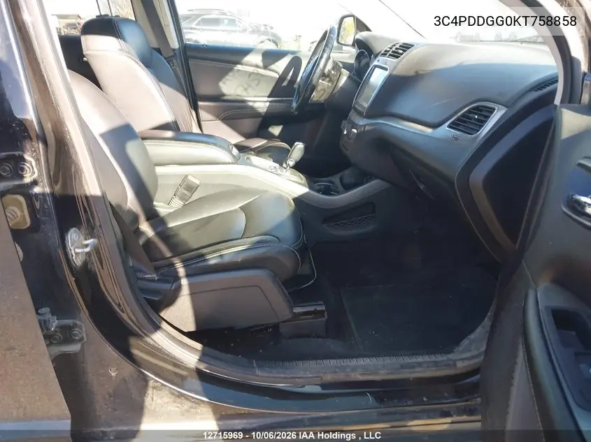 2019 DODGE JOURNEY VIN 3C4PDDGG0KT758858 — фото 5