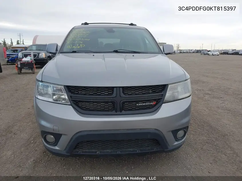 2019 DODGE JOURNEY VIN 3C4PDDFG0KT815397 — фото 13