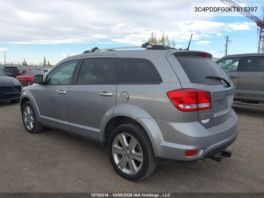 2019 DODGE JOURNEY VIN 3C4PDDFG0KT815397 — фото 3