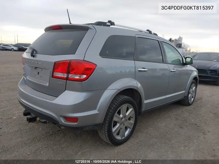 2019 DODGE JOURNEY VIN 3C4PDDFG0KT815397 — фото 4